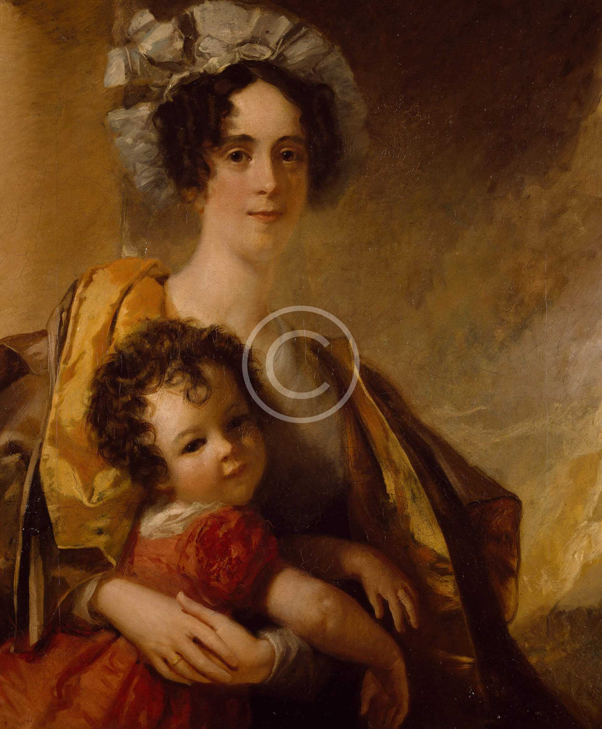 Mrs John Clerk Maxwell and Her Son James